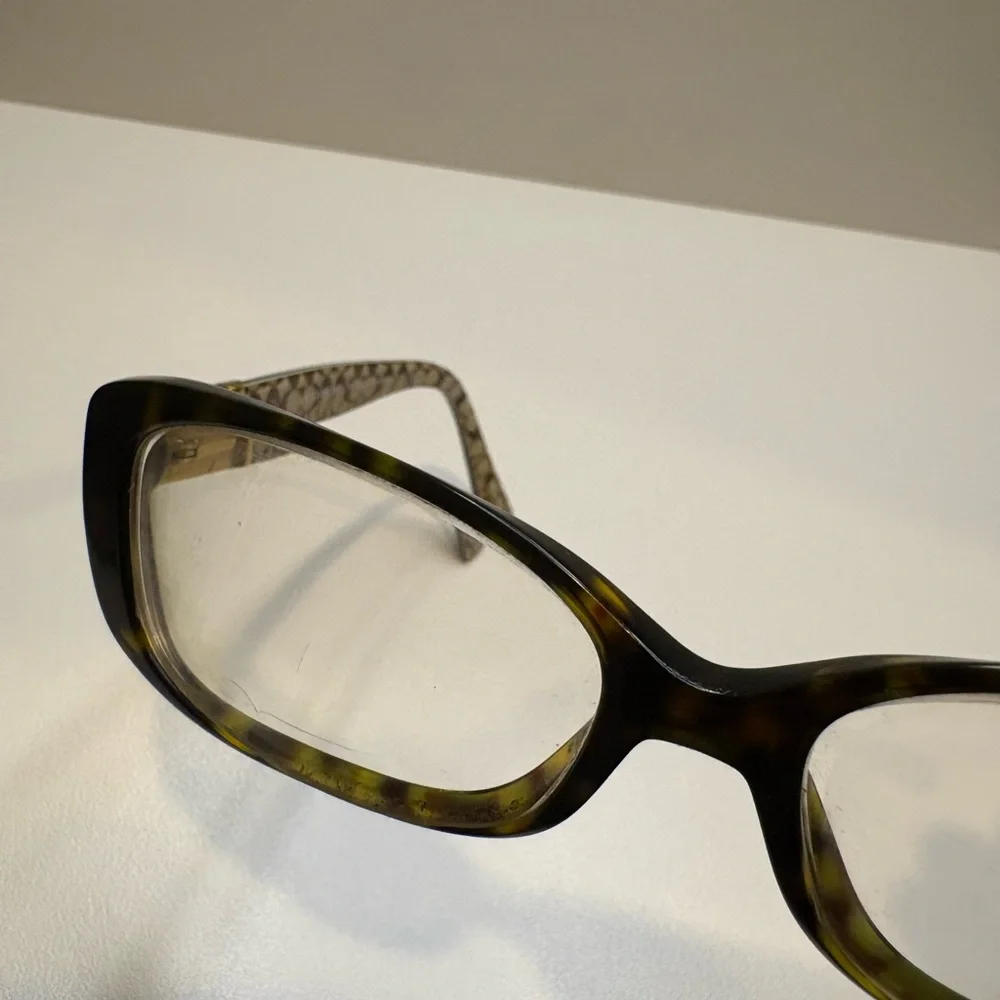 COACH EYEGLASSES HC6063 (Elizabeth) 5262 (Dark Tort‎ Sand SigC) COACH GLASSES